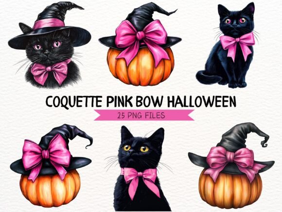 Download Pink Coquette Bow Halloween Clipart PNG - Coquette bow Collection