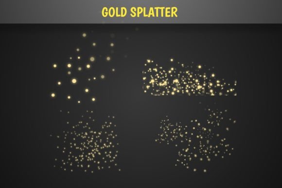 Download Abstract Gold Powder Splash - Powder Collection