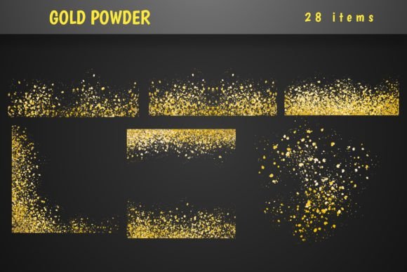 Download Luxury Gold Powder Element - Powder Collection