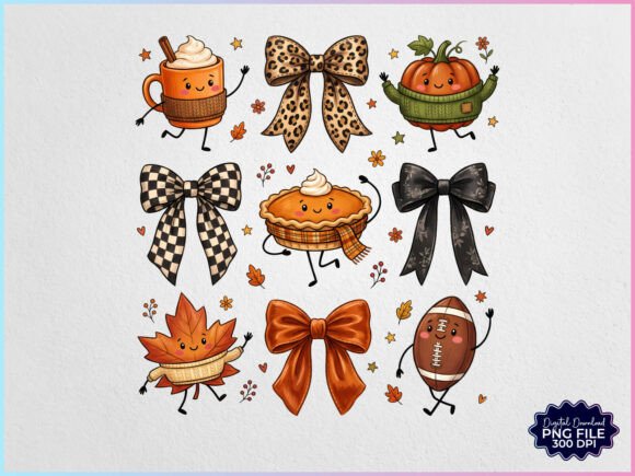 Download Fall Doodles Characters Coquette Bow PNG - Coquette bow Collection