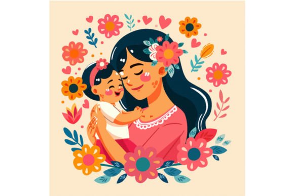 Download Hand Drawn Mothers Day Illustration - Mothers Collection