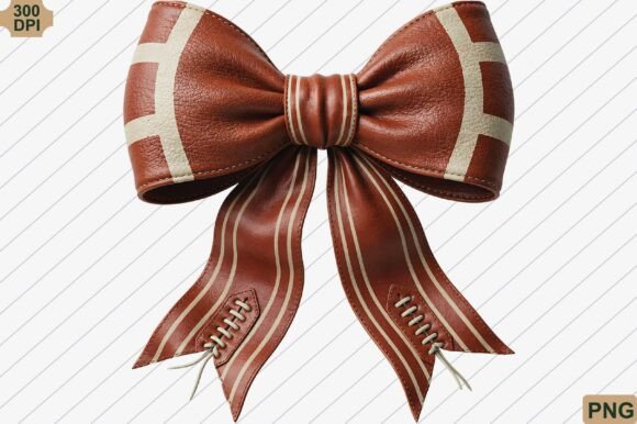 Download Football Coquette Bow Football Mama PNG - Coquette bow Collection